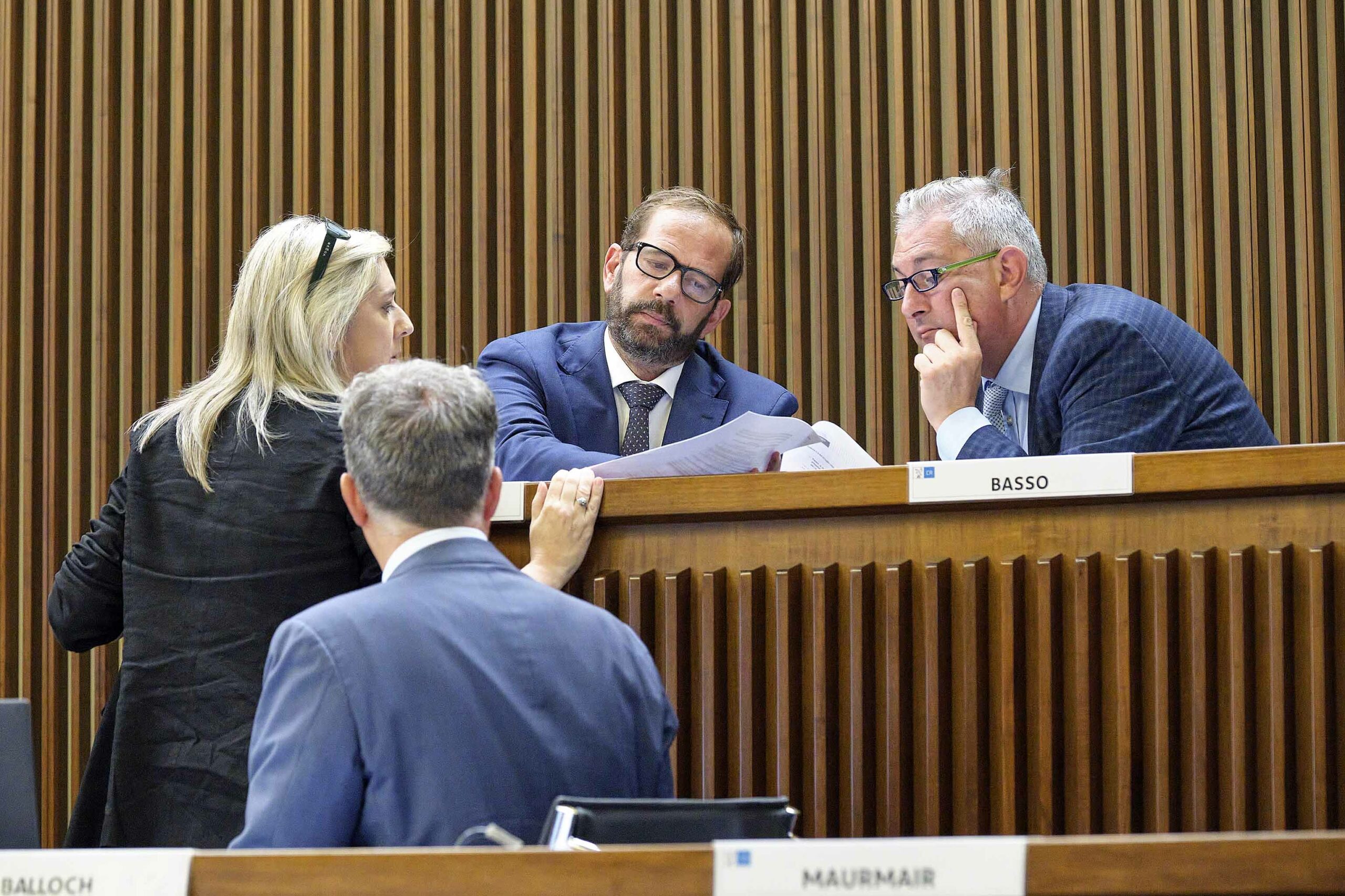 Claudio Giacomelli e Alessandro Basso (FdI)